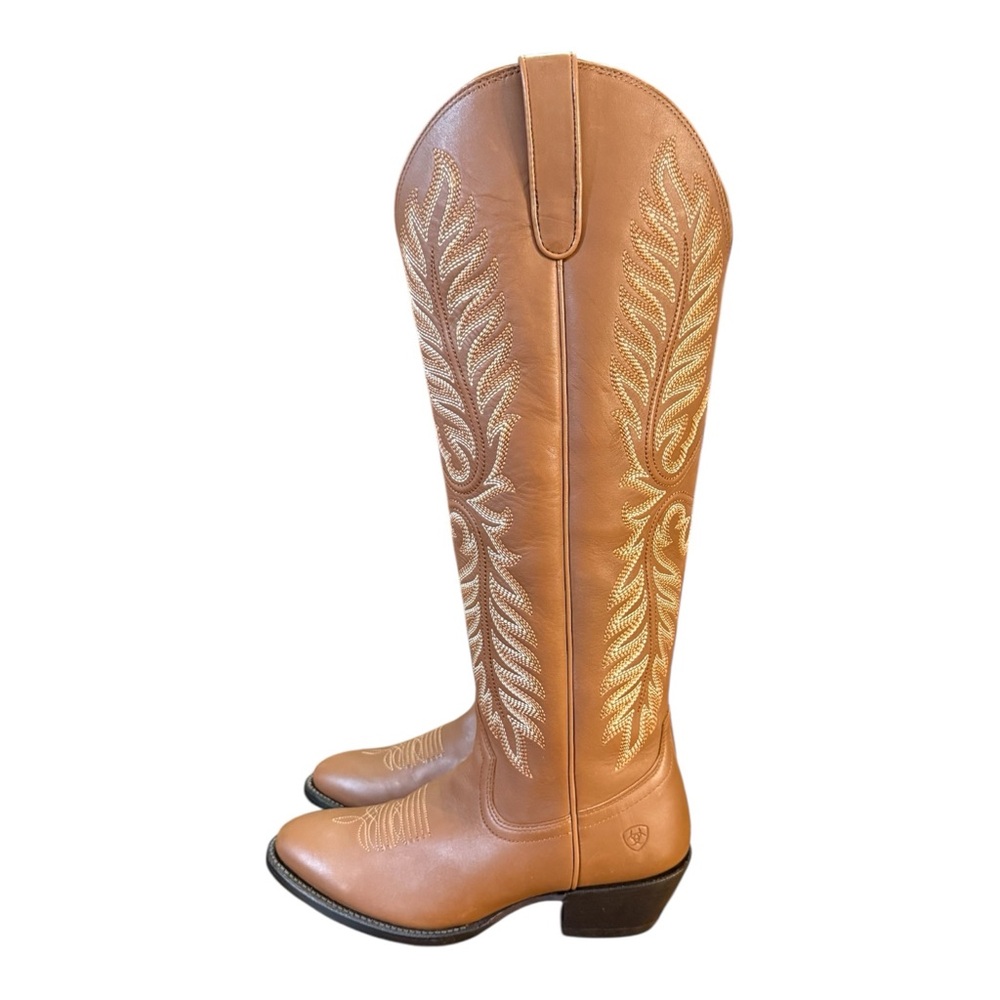 ARIAT BELLE STRETCHFIT TALL WESTERN BOOTS ROUND TOE WOMEN’S SIZE 8.5 - Picture 3 of 10